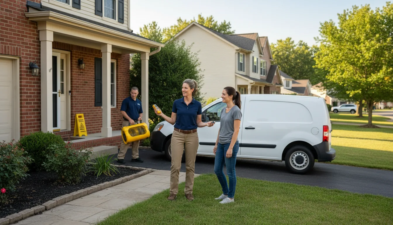 Water restoration image for Dehumidification And Cleanup Services in Central, IN